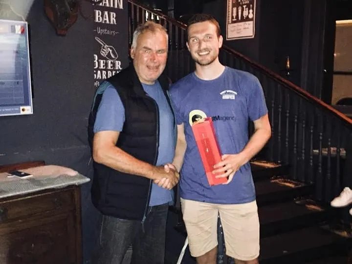 Paul Cook with the WWUWH team at the celebration