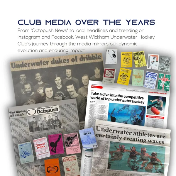 Historical club media coverage and Octopush News booklet